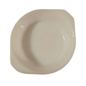 Anchor Hocking Fire King Ovenware White Swirl Milk Glass Bowl